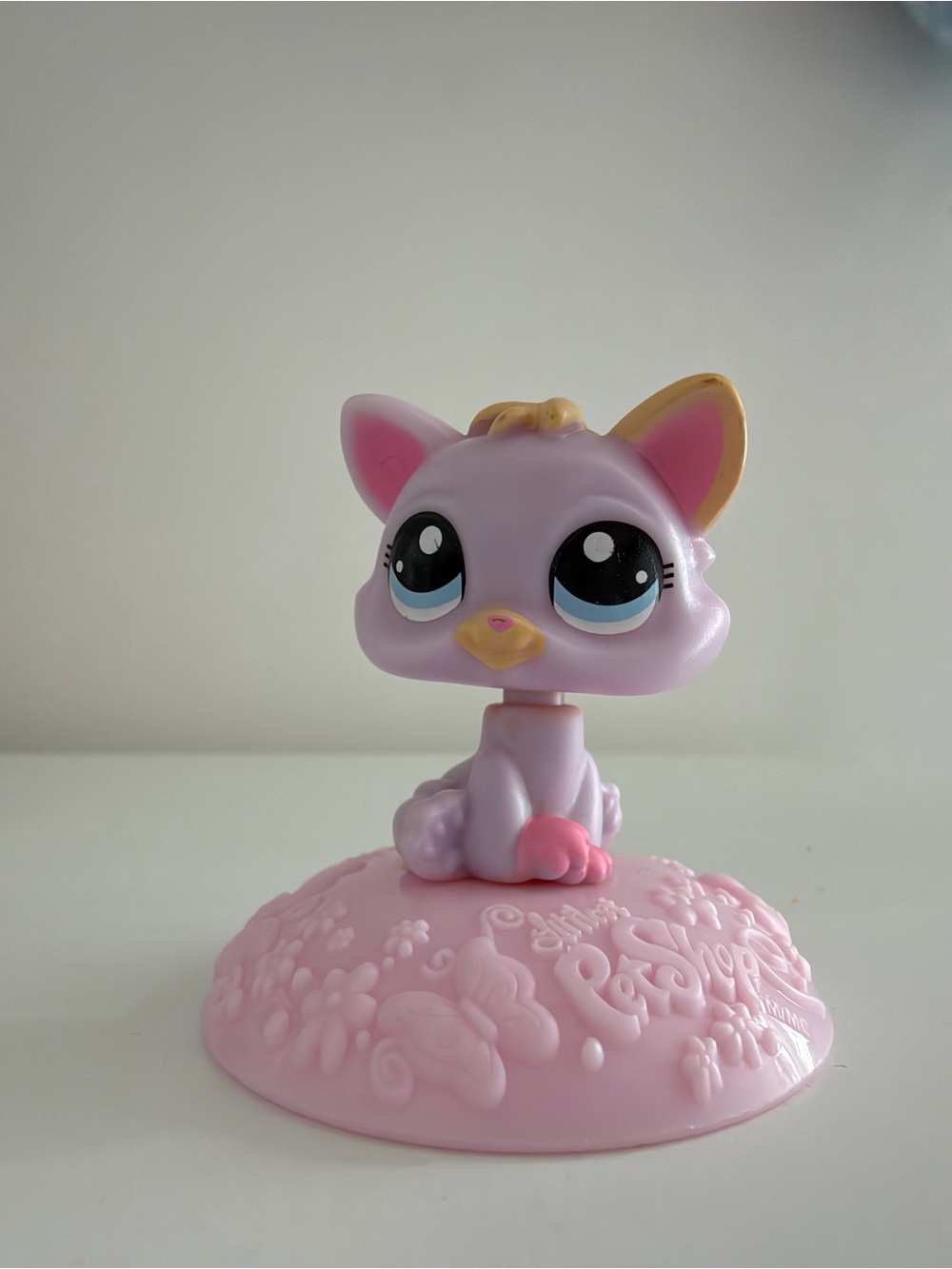 2011 McDonald's x LPS #3 Littlest Pet Shop Kitten Flower Clip